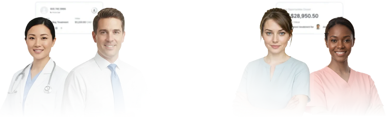 A clinic care team backed by Hue AI