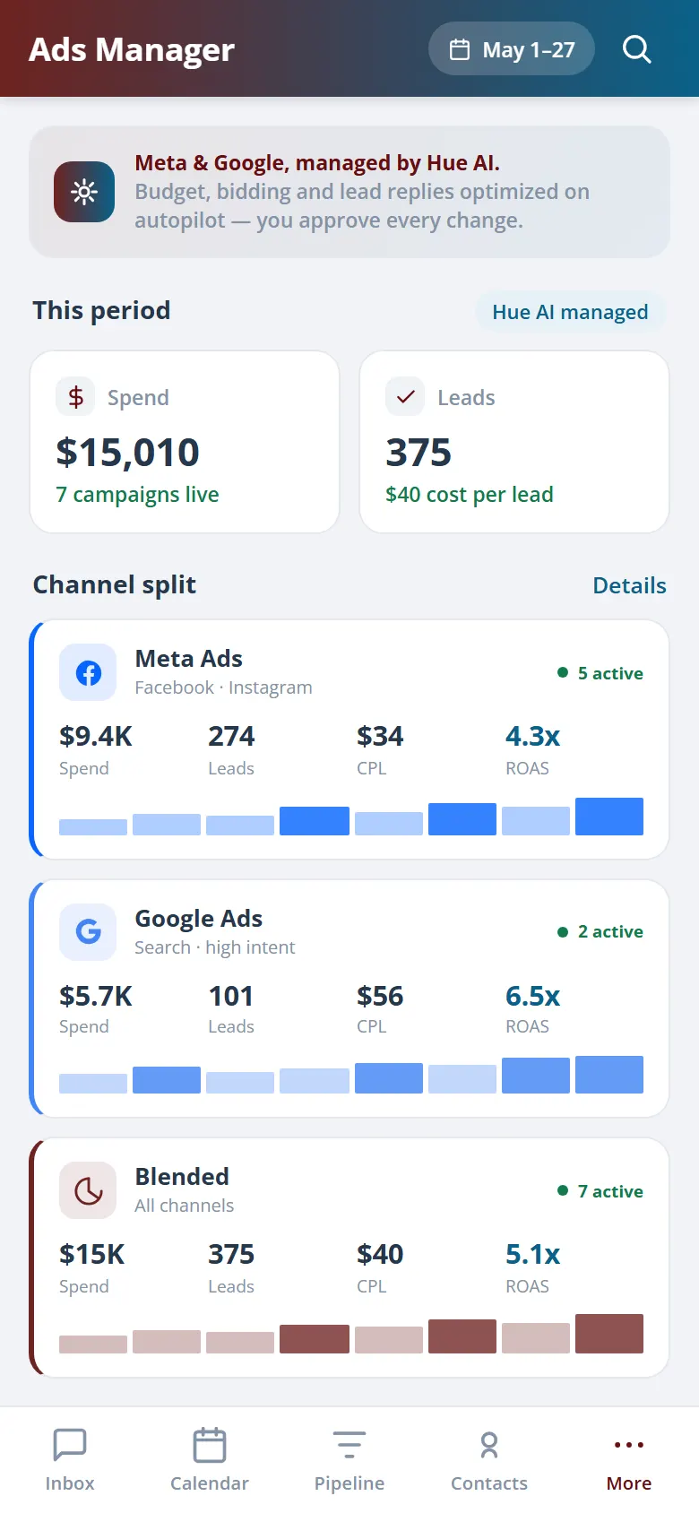 Health Hue Hub on mobile