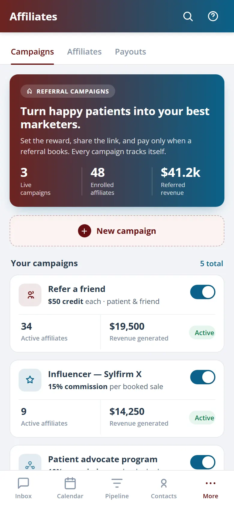 Health Hue Hub on mobile