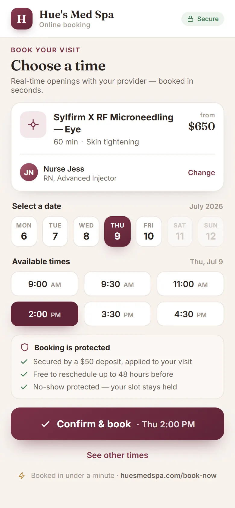 Health Hue Hub on mobile