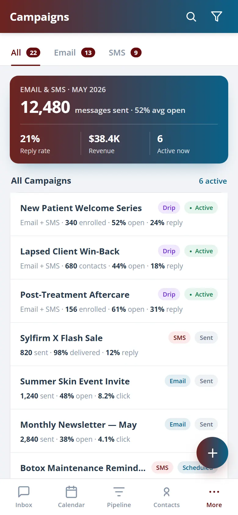 Health Hue Hub on mobile
