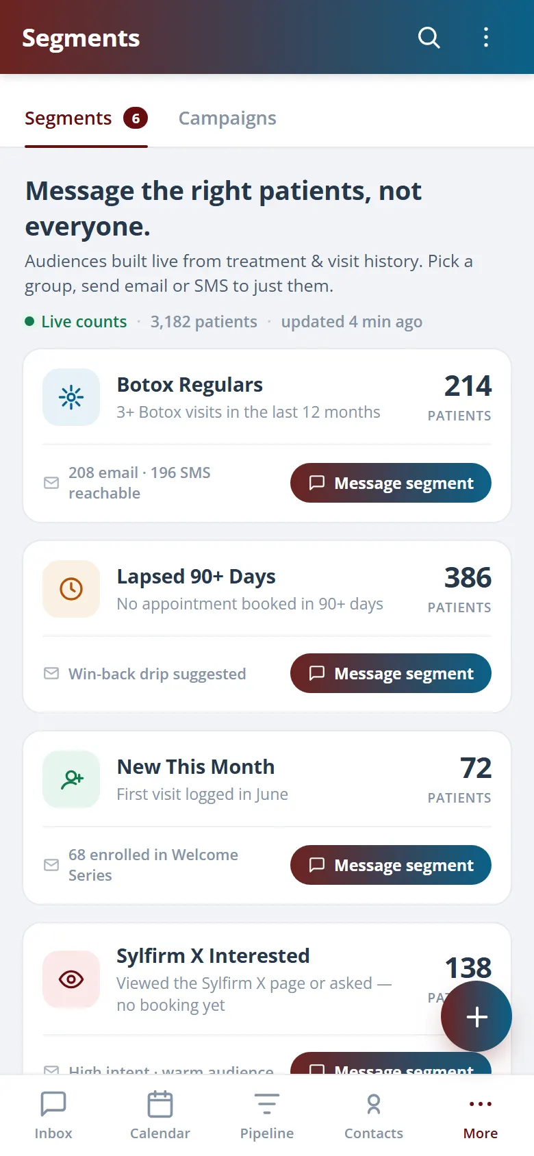 Health Hue Hub on mobile