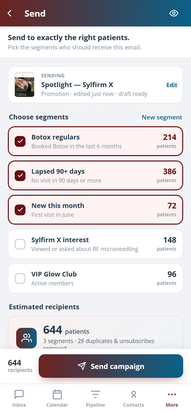 Health Hue Hub on mobile
