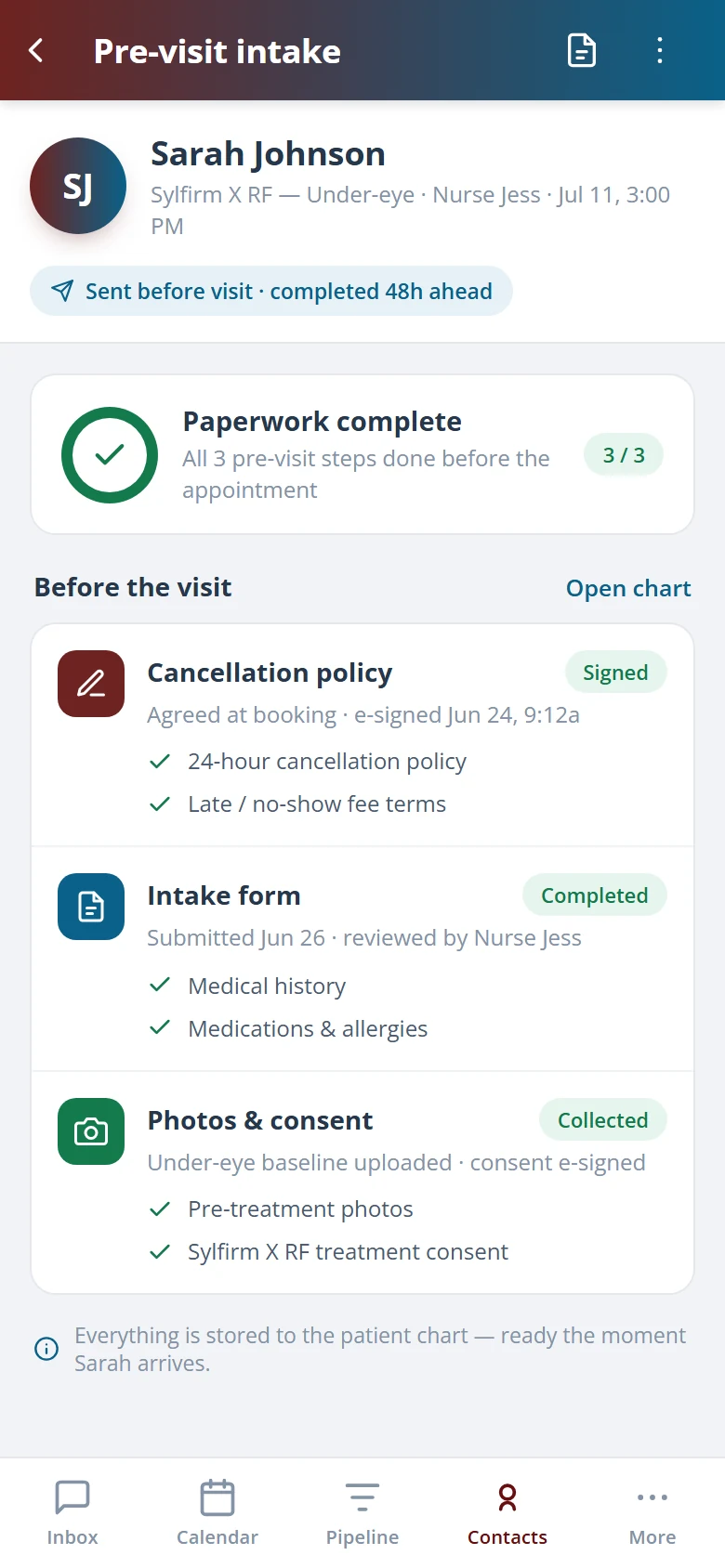 Health Hue Hub on mobile