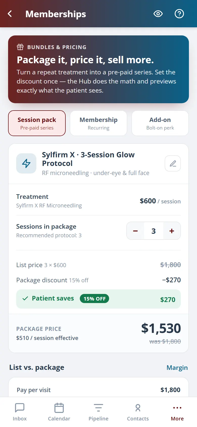 Health Hue Hub on mobile