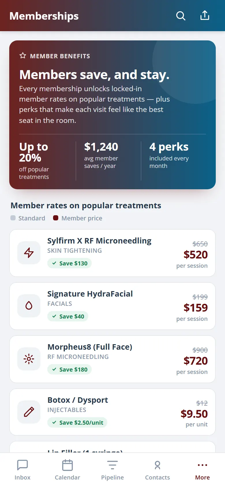 Health Hue Hub on mobile