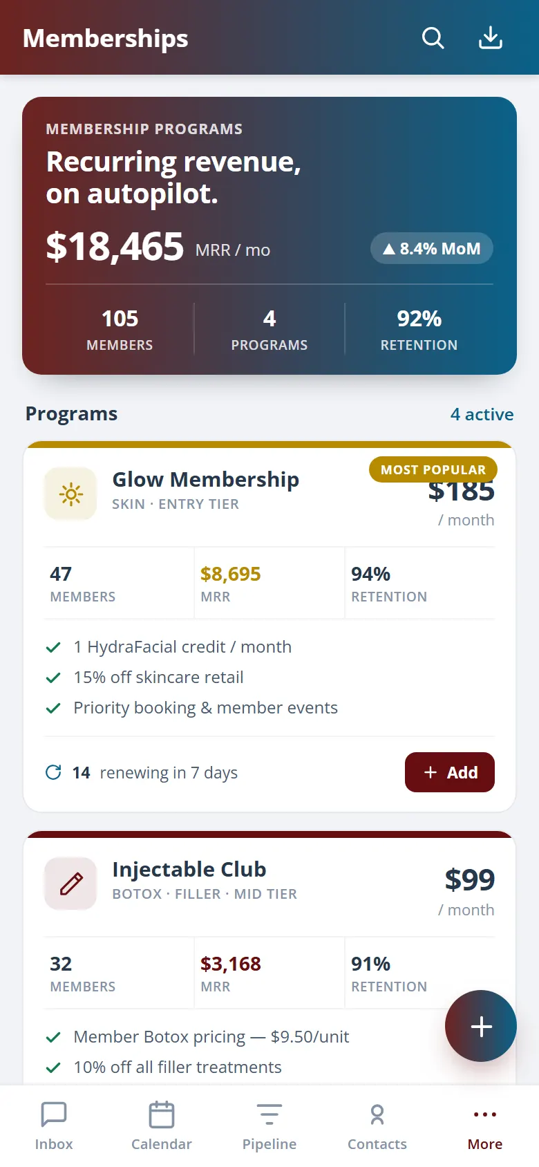 Health Hue Hub on mobile