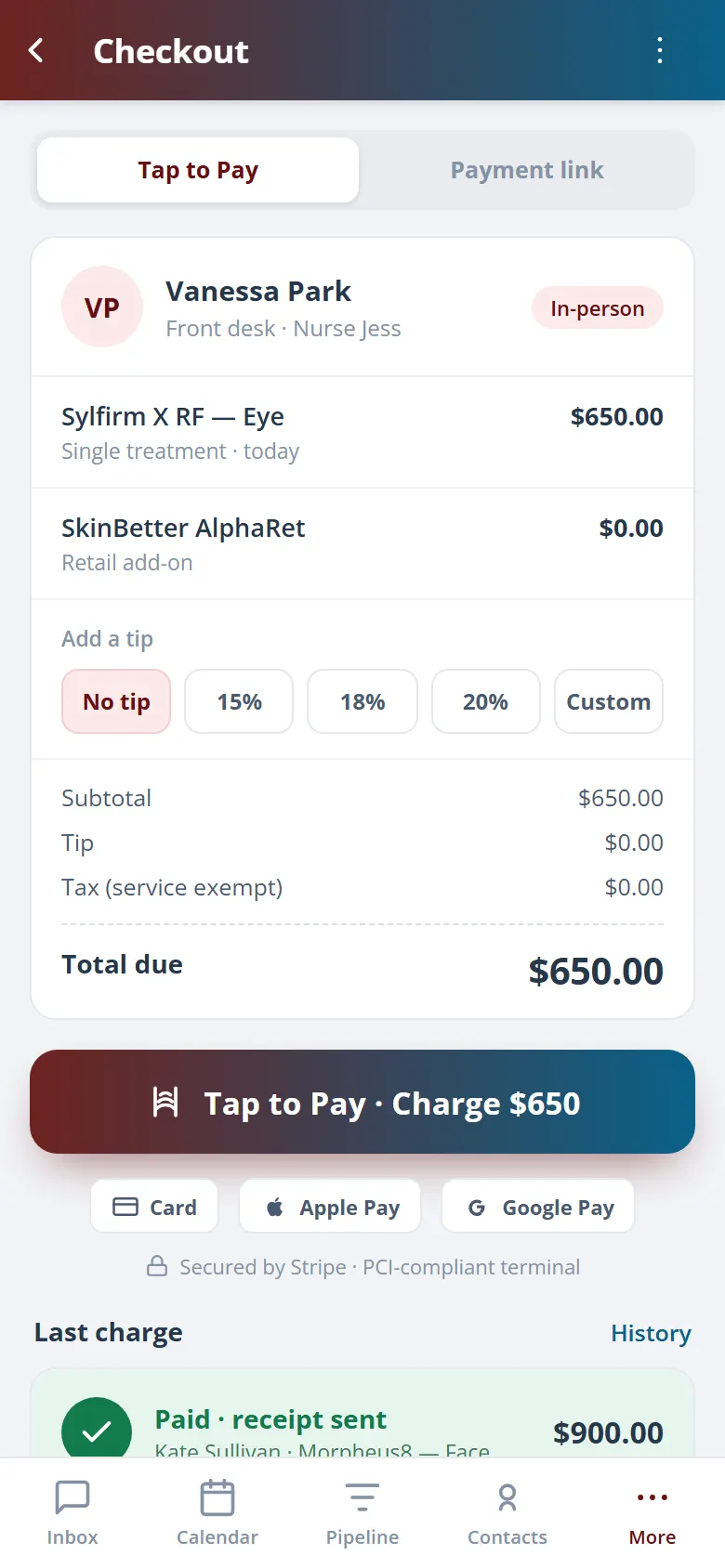 Health Hue Hub on mobile