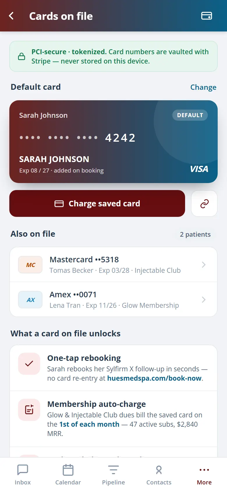 Health Hue Hub on mobile