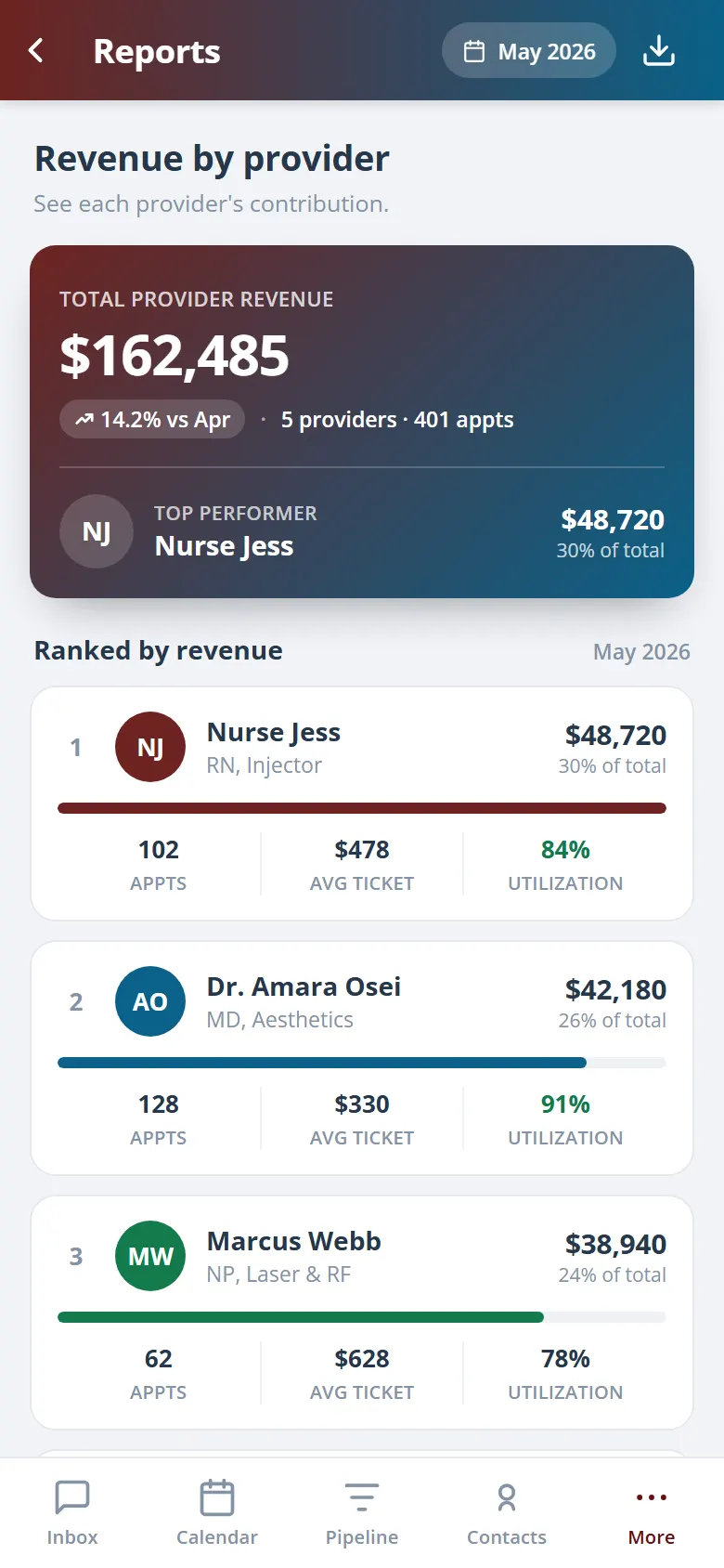 Health Hue Hub on mobile