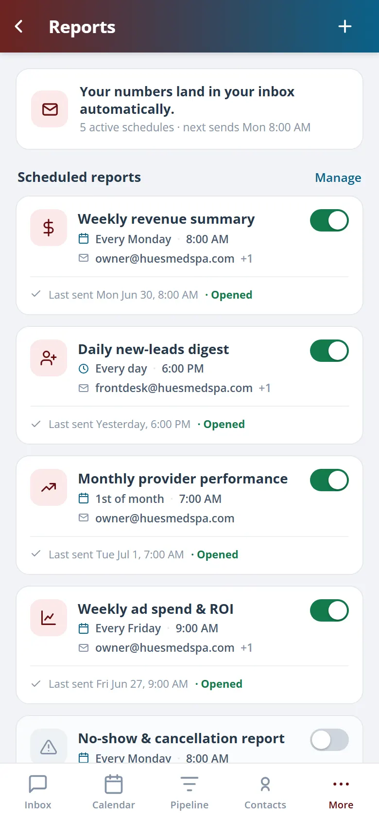 Health Hue Hub on mobile