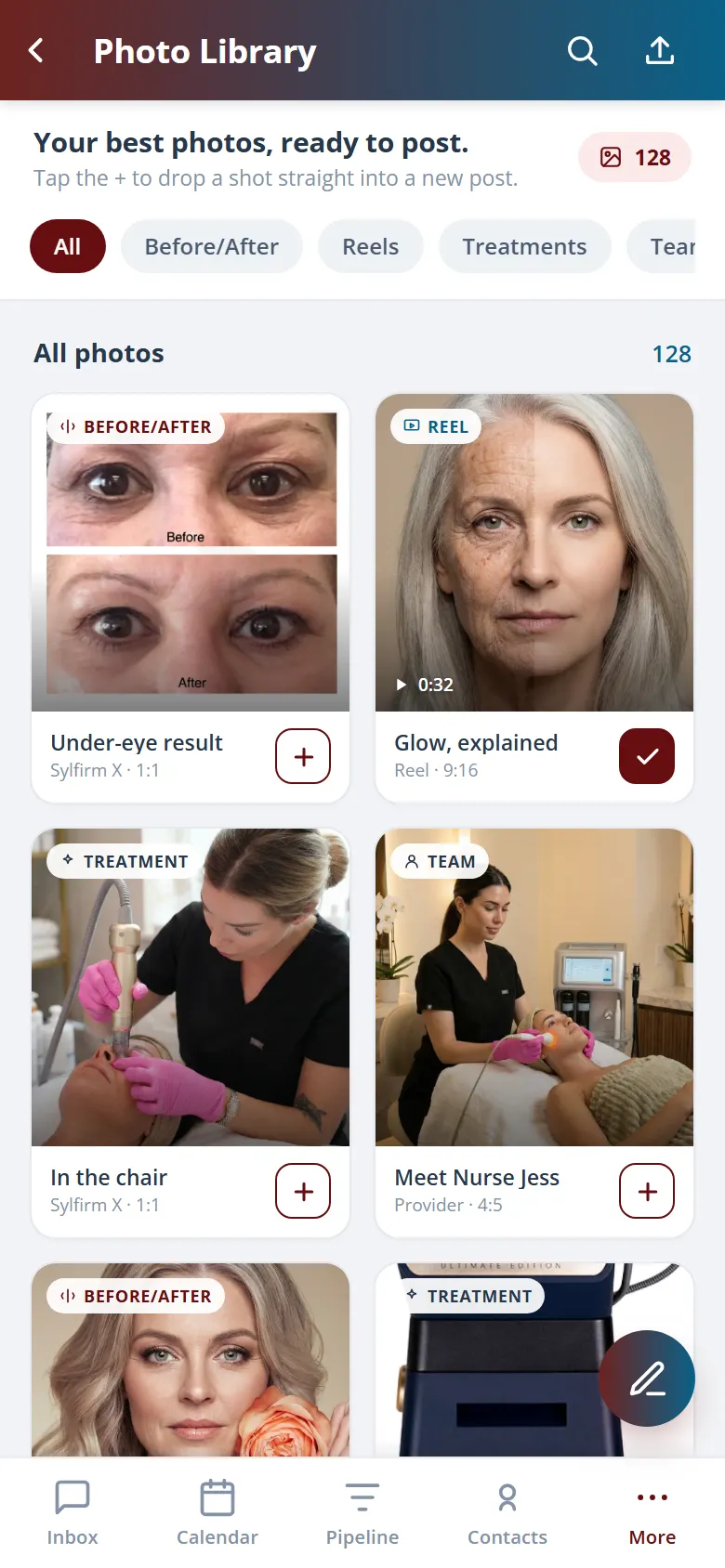 Health Hue Hub on mobile